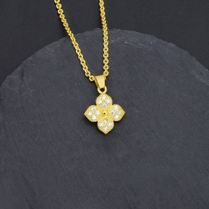 JXX - Collar de Latón Chapado en Oro de 24K para Mujer, Nuevo, Elegante y Moderno, Joyería al por Mayor para Aniversario - Product Image 6