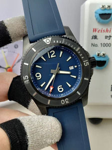 Reloj mecánico automático de buceo profesional de alta gama para hombre, de lujo, con apariencia de cristal azul de 46 mm. - Product Image 3