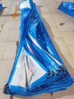 Bâche en PE robuste et imperméable, sur mesure en Chine, 20 X 30, 30x50, 40 X 60, 20x20, 15 X 15, 10x10