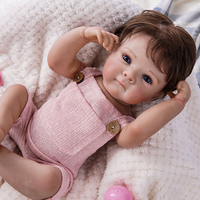 Auto Babys itting Hot Handmade Moving 22 Verkauf Babe Dolly Muneco Rad atmen Schwarz bär Kleinkind Reborn Dolls