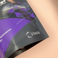Emballage de sac à fermeture éclair de sport personnalisable Bandage du genou Pochettes debout avec fermeture à glissière pour vêtements Échantillon gratuit quantité minimale de commande 100PCS