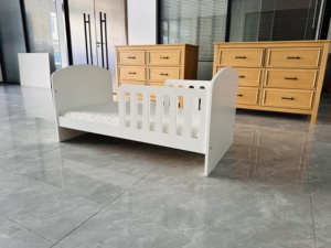 เตียงเด็กวัยหัดเดินแปลงเป็นเปลเด็กไม้ /mdf ราคาถูก - Product Image 6