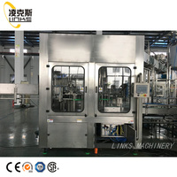 Machine automatique de remplissage et de capsulage de sachets de jus de lait pour boissons liquides debout