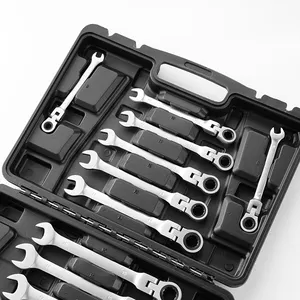 12 Piece Open End Spanner Kit A Set Of Wrench Hand Tool For Home Repair