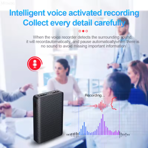 300 Hours Continuous <b>Recording</b> Digital Voice Recorder Magnetic 32GB Voice Recorder Necklace - Product Image 4