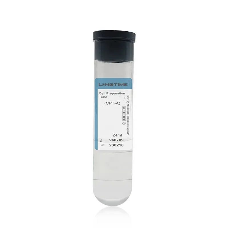 LARGTIME Tubo de preparación de células mononucleares CPT PRP Tubo 24ml