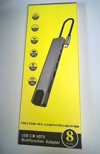 <span class=keywords><strong>USB</strong></span> tipo <span class=keywords><strong>C</strong></span> Hub 8 in 1 <span class=keywords><strong>USB</strong></span> 3.0-<span class=keywords><strong>C</strong></span> Hub 4K <span class=keywords><strong>HDMI</strong></span> portatile PD ricarica rapida Docking Station <span class=keywords><strong>adattatore</strong></span> multiporta - Product Image 3