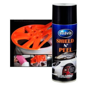 SUAVIS 400ML Shield N' Peel <span class=keywords><strong>Peinture</strong></span> en spray pelable, revêtement protecteur temporaire pour le detailing personnalisé des jantes et de la <span class=keywords><strong>carrosserie</strong></span> des voitures - Product Image 3