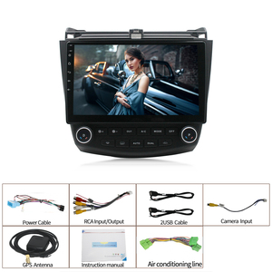 10 pouces Android autoradio multimédia lecteur vidéo écran tactile stéréo Carplay auto GPS audio pas de dvd pour Honda Accord 7 2003-2008 - Product Image 6