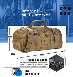 यात्रा के लिए Weekender बैग पुरुषों महिलाओं आउटडोर डेरा डाले हुए बैग सामरिक जिम Duffle बैग बैग - Product Image 2
