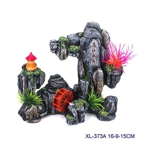 어항 액세서리 수족관 레진 장식 미니 산악 암석 장식품 - Product Image 3