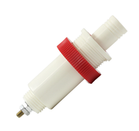 Prise femelle banane haute tension en laiton nickelé ABS avec trou intérieur en forme de croix pour applications audio et vidéo