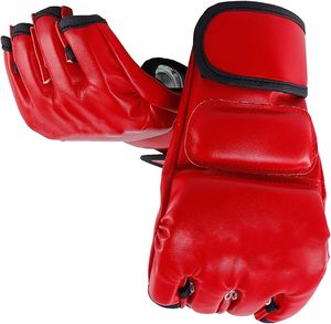 ถุงมือต่อสู้แบบครึ่งนิ้ว CZFIT ผลิตจากโรงงาน สำหรับ UFC แบบหนาพิเศษ สำหรับผู้ใหญ่ ใช้สำหรับกีฬาต่อสู้ มวยไทย ฝึกซ้อม - Product Image 6
