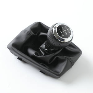 Pommeau de levier de vitesse en cuir FUXIN 5/6 vitesses ergonomique pour Audi A4 - Product Image 3