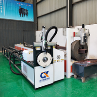 Nouvelle machine de découpe laser CNC pour tubes de main courante d'escalier, découpe de tubes carrés en acier inoxydable, prix compétitif