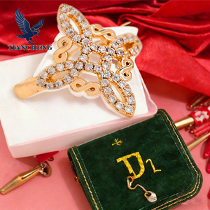 Accesorios de Moda, Anillo de Bruja de Cobre Laminado en Oro de 14K, Circonita Cúbica de Moda, Diamante Brillante, <span class=keywords><strong>Buena</strong></span> <span class=keywords><strong>Suerte</strong></span>, Brujería - Product Image 2