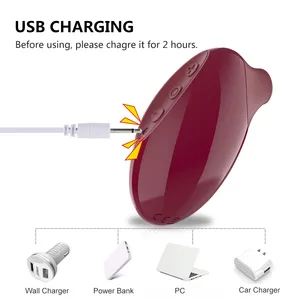 Vibrateur érotique à succion, stimulateur clitoridien, masturbateur à 10 vitesses, stimulation des mamelons, jouets sexuels pour adultes pour femme - Product Image 4
