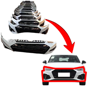 Offre limitée pour l'ensemble de la calandre avant, le pare-chocs avant, les phares à LED, la calandre, le <span class=keywords><strong>radiateur</strong></span>, le spoiler, de haute qualité et durable pour Audi A4 - Product Image 1