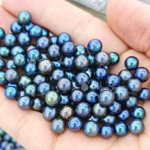 Perlas Naturales <span class=keywords><strong>de</strong></span> Agua Dulce Teñidas <span class=keywords><strong>de</strong></span> Alta Calidad, 6-7mm, Redondas, Multicolores, Sueltas, para <span class=keywords><strong>la</strong></span> Elaboración <span class=keywords><strong>de</strong></span> Joyería, las Más Vendidas <span class=keywords><strong>de</strong></span> Muses Jewels - Product Image 2