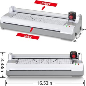 Machine à plastifier Soon Ye Ye288 A4, thermocollage à chaud et à froid, avec coupe-papier et arrondisseur de coins, pour usage domestique et professionnel - Product Image 4