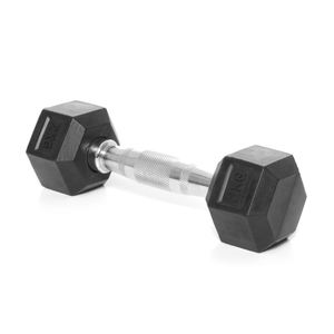 Juego de par de mancuernas hexagonales negras de 2kg de alta calidad con mango de acero estante de revestimiento de goma duradero económico para entrenamiento de brazos corporales - Product Image 2