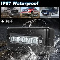OVOVS Bumper Guard Pads Lampu LED Penutup Depan Sisipan Tutup Ujung Pengganti Kiri&Kanan untuk Ford F-150 2009-2014