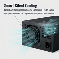 Chargeur de batterie au lithium à tension et courant réglables 1800W 45V-90V 48V 60V 72V 84V 0-20A Chargeur rapide intelligent avec affichage numérique