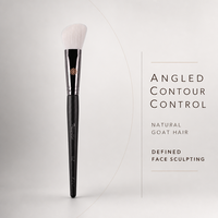 Série Picasso 805 Pinceau Contour Biseauté Poils Naturels Manche Cuivre Manche Bois Pinceau Maquillage Professionnel Disponible 45 Pcs