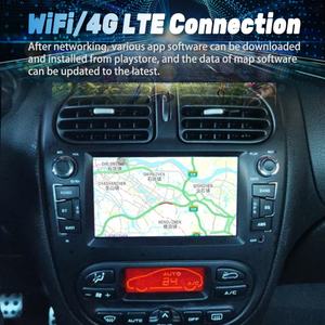 Pour Peugeot 206 206CC 206SW 1998-2016 Citroën C2 2004-2008 Autoradio Android 14 Écran Carplay Lecteur Vidéo Stéréo GPS Navi - Product Image 6