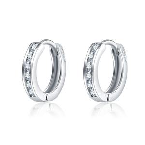 OEM/ODM Cute Basic Children <b>Silver</b> <b>Stud</b> Earrings Simple Safe Jewelry For Kids Daily Wear Gift New Design - Product Image 1