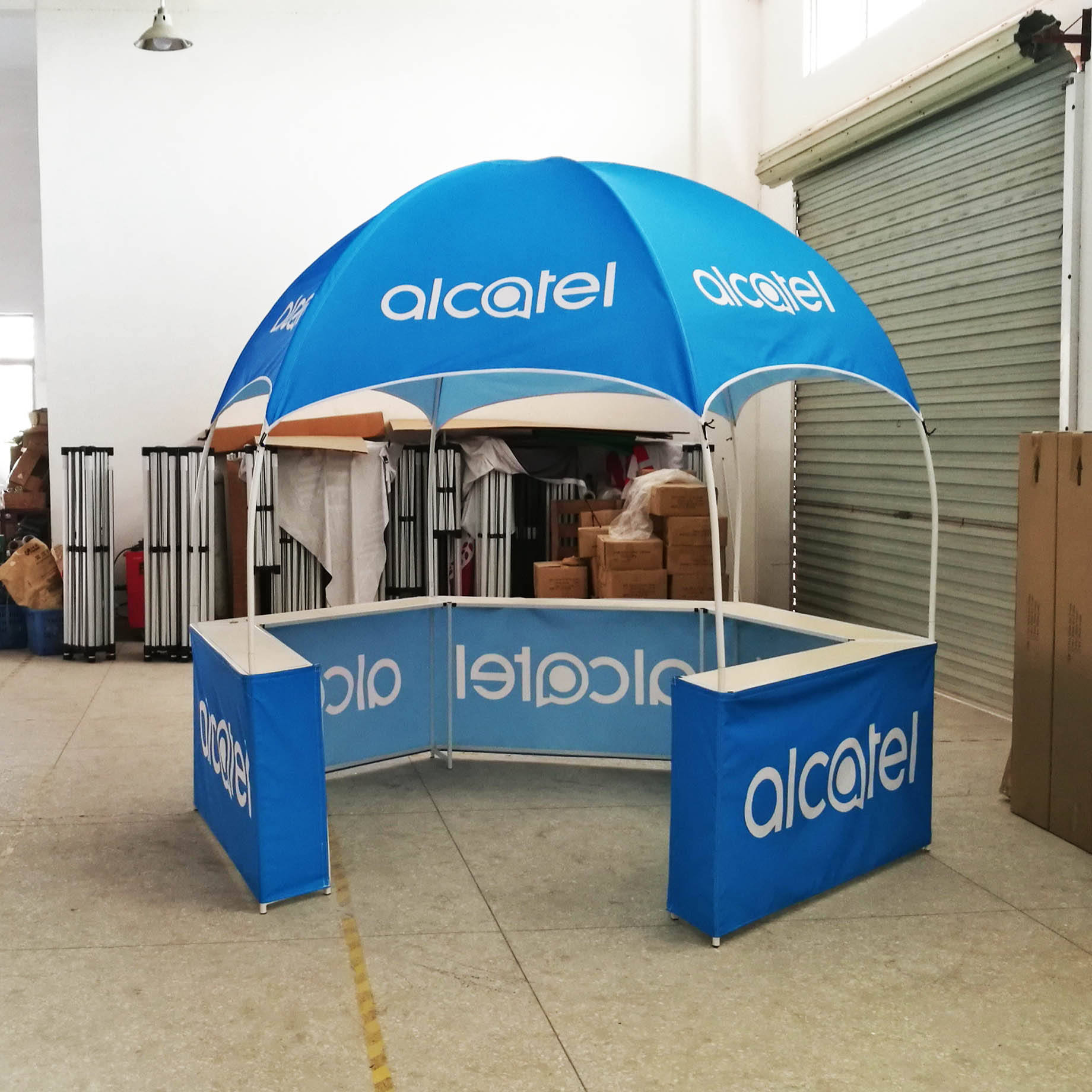 Tente de dôme de kiosque