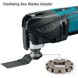 Universal Steel Alloy Saw <b>Blade</b> Adapter Set Circular Segment Tooth Quick Release For Multi Purpose Tools Industrial Grade - Product Image 3