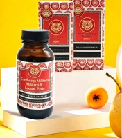Pâte de Cordyceps Militaris et de Loquat OEM, Pâte d'Extrait de Fruits Naturels à Base de Plantes, Complément Quotidien pour le Soutien de la Santé Respiratoire