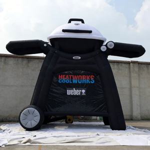 Modèle de barbecue gonflable géant personnalisé KeepFuns, affichage publicitaire de marque pour la promotion de la marque de cuisine et de barbecue en plein air - Product Image 4