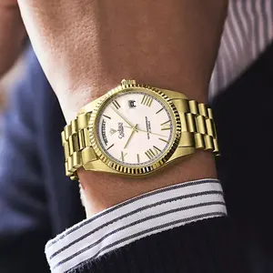 Reloj Mecánico para Hombre, Resistente al Agua hasta 10 Bar, Corona Roscada, Movimiento Japonés MIYOTA, Versión Más Reciente - Product Image 6