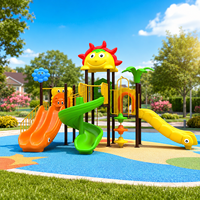 Toboggan en acier pour aire de jeux pour enfants à vendre pour les écoles, les parcs sportifs, les jardins, les jeux éducatifs en plein air, équipement de jeu pour enfants