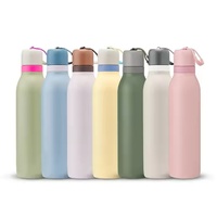 Termo Deportivo de Acero Inoxidable 304 de 24 oz con Logotipo Personalizado OM010, Botella de Agua Aislada al Vacío de Grado Alimenticio, Aislamiento Térmico de 6 a 12 Horas