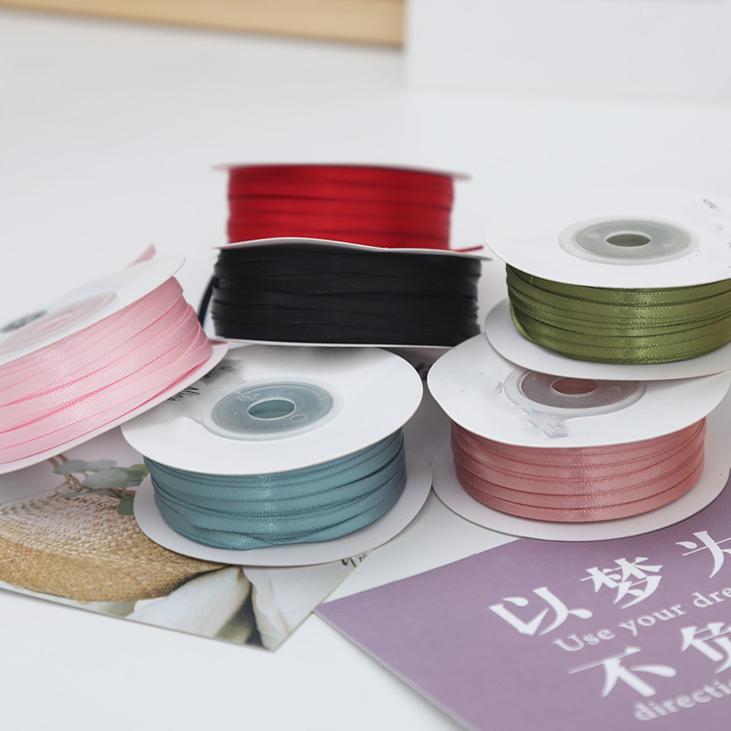 CSFY Wholesale 0.3cm Wedding Party butterfly Decoration Knot High-end Gift Wrap Ribbon for Wrapping Box Gift Flowers Cake