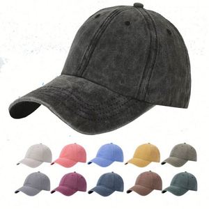 Vintage Washed Cotton Plain Baseball <b>Caps</b> Adjustable Unstructured Soft Blank Casual Dad Ball Hats for Men Women Promotion Gifts - Product Image 1