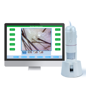 PC kết nối da đầu forllicle Analyzer cho báo cáo và đề nghị Xách Tay USB tóc Máy phân tích - Product Image 4