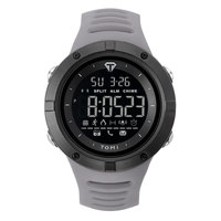 Jam Tangan Elektronik TOMI Sport dengan Fungsi Stopwatch, Diameter Dial 50mm, Tali Kulit, Mesin Hangzhou, Desain Sederhana dan Multifungsi