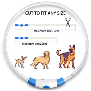 반려동물 용품 LED 강아지 목줄 USB 충전식 디자인 발광 조절 가능 점멸 목줄 강아지용 - Product Image 4