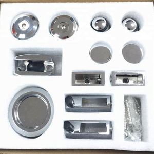 Ấn Độ Giá Rẻ Giá Không Khung Kẽm Hợp Kim Trượt Vòi Hoa Sen Cửa Kính Phần Cứng - Product Image 5