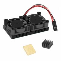 Ventilateur double à succès avec dissipateur thermique – Modèle optionnel de refroidissement ultime pour Raspberry Pi 4B/3B+