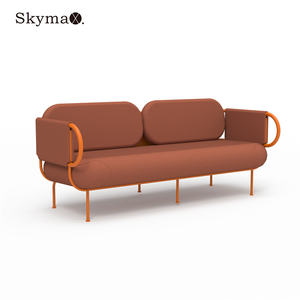 Sofa santai dalam ruangan populer furnitur rumah busa Kuat Set sofa Modular 6-dudukan kursi Konsultasi Kantor kursi tamu/Sofa - Product Image 3