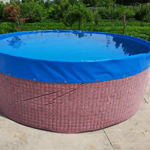 Lona de PVC de 7m3 hecha a medida para pecera, red de alambre, equipo agrícola para estanque de acuicultura para tratamiento de agua de tilapia Y CANGREJO - Product Image 1