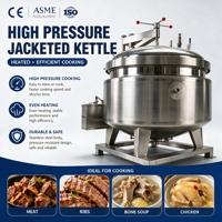 Ketel Berjaket Tekanan Tinggi Tipe Keranjang untuk Produksi Memasak Makanan Industri