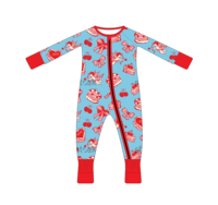 Pyjama bébé Cactus à manches longues avec fermeture éclair, imprimé tête de vache, étoiles et désert occidental, barboteuse pour tout-petit