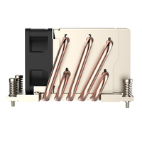 Dissipateur thermique multiplateforme 5 caloducs Nouveau refroidisseur d'air pour serveur 2U Refroidisseur de processeur pour ordinateur Radiateur en cuivre pour SP6 AMD TDP 350W