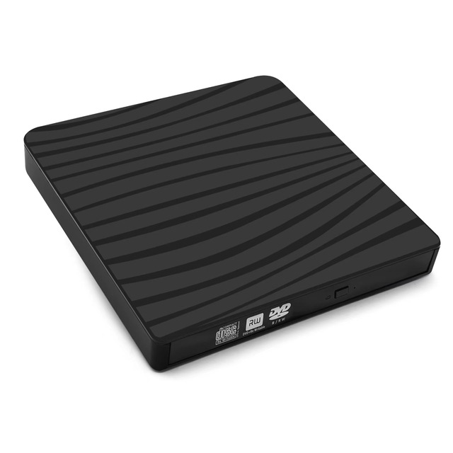 Ultra Slim Drive Free USB 3.0 Type C VCD Player Optical Disc Reader Mobile External DVD RW Burner CD ROM Rewriter